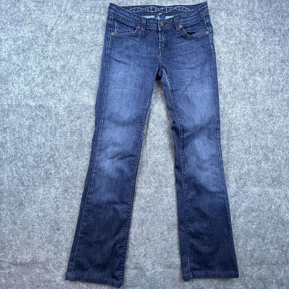 Genetic Denim Womens 26 Recessive Gene Nitro Bootcut Straight Simple Minimalist
